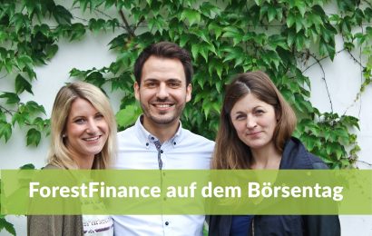 Das ForestFinance-Team auf dem Börsentag in Dresden