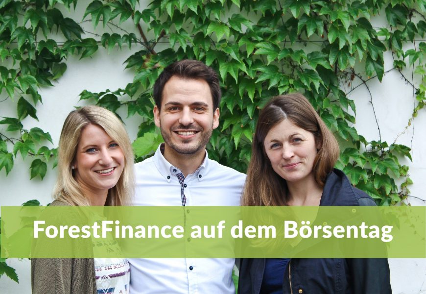 Das ForestFinance-Team auf dem Börsentag in Dresden