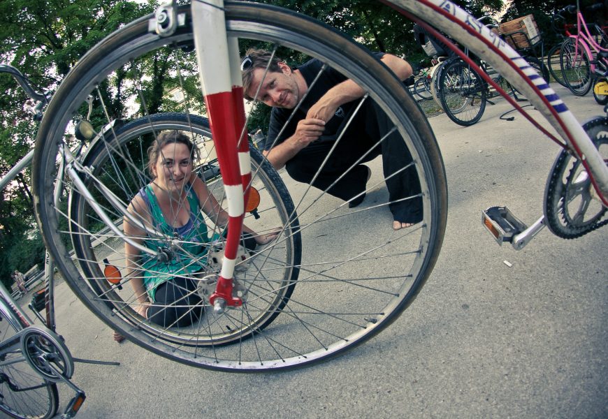 Die Radlretterei: ein zweites Leben für abgelegte Fahrräder