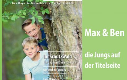 Max & Ben – die Jungs auf der ForestFinest-Titelseite