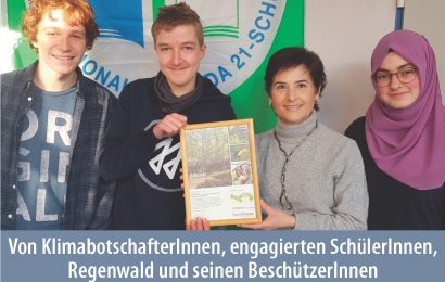 Unser SchutzWald in Bayern: SchülerInnen aus Kempten schützen Regenwald und Klima in Panama