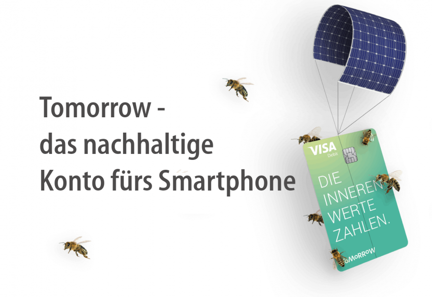 Tomorrow – das nachhaltige Konto fürs Smartphone